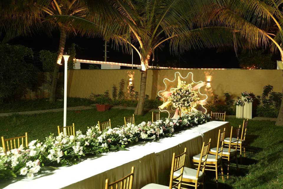 Wedding decor at Haven by Jade