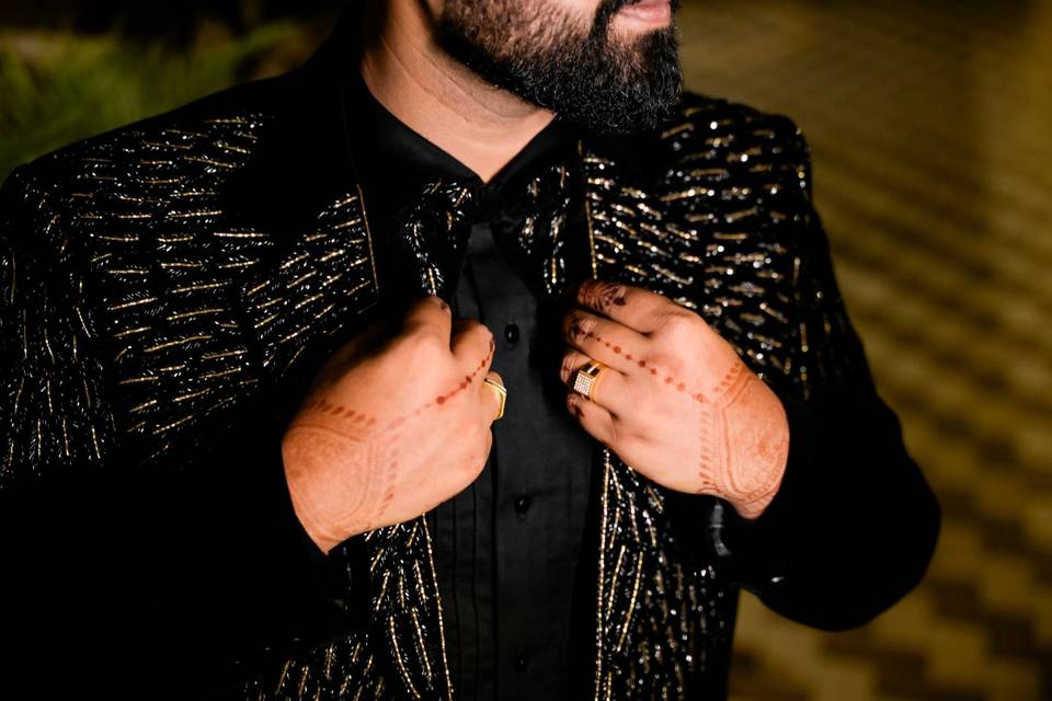Groom portrait
