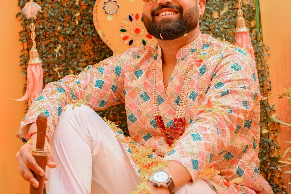 Groom candid photography