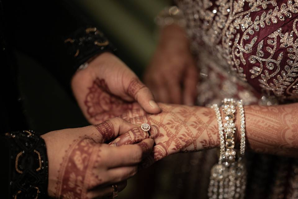 Ring portrait photography