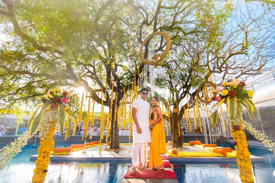 Haldi Ceremony @Poolside