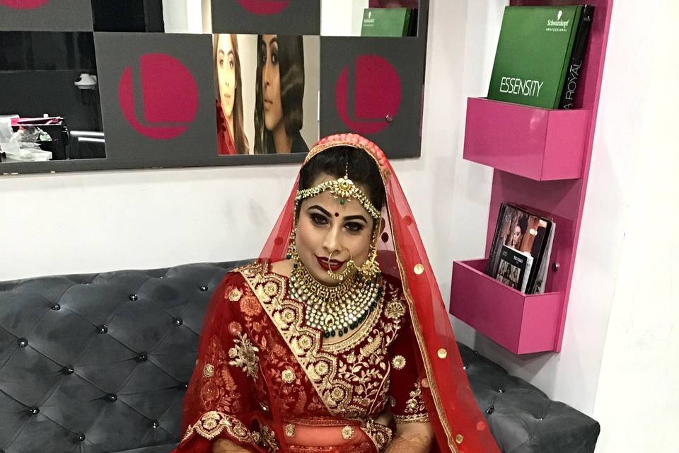 Bridal makeup