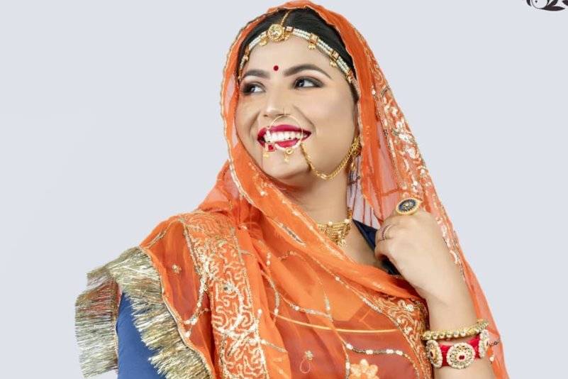 Rajasthani makeup