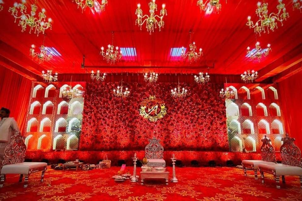 Wedding Reception stage