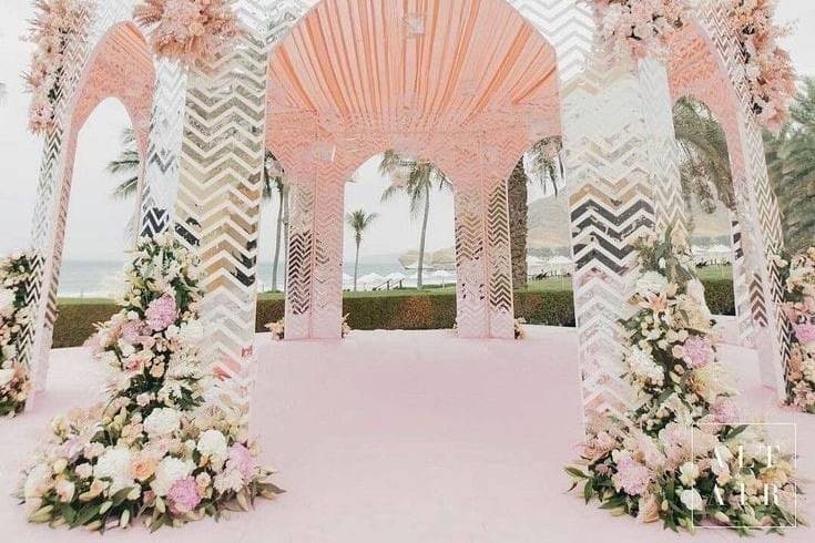 Mirror mandap