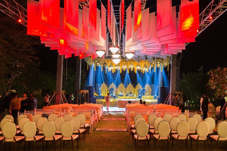 Sangeet stage