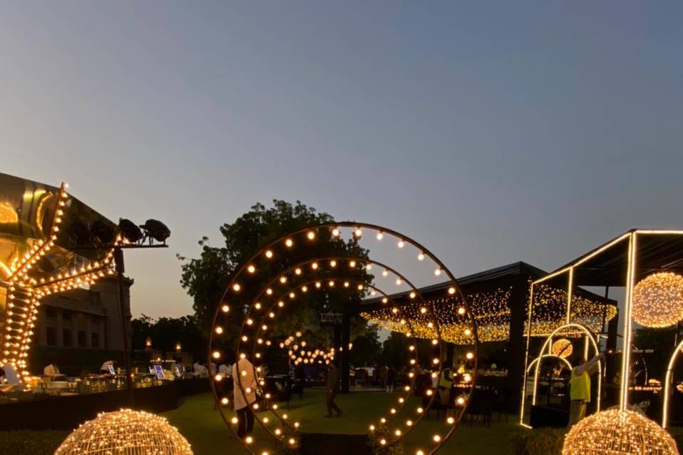 Sangeet night setup