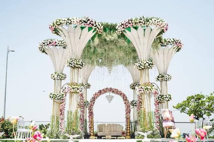 Flower mandap