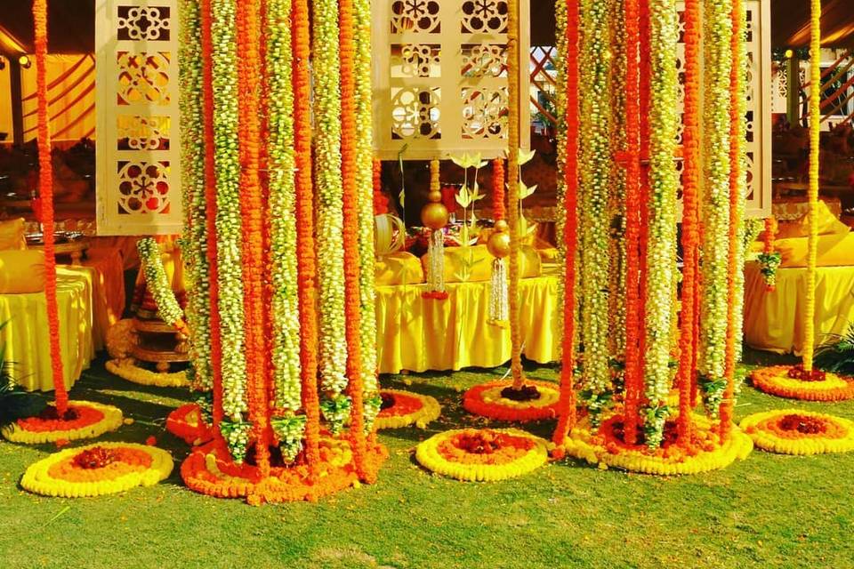 Haldhi decoration