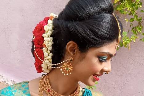 Indian Bridal Hairstyles for Front Hair Styles