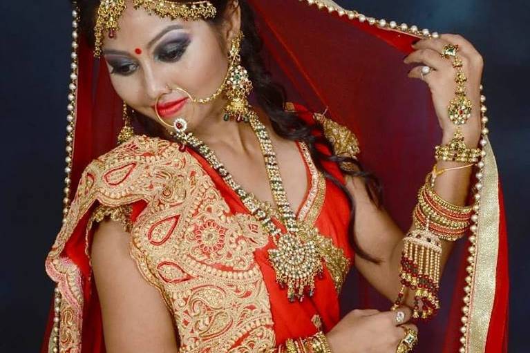 Bridal makeup