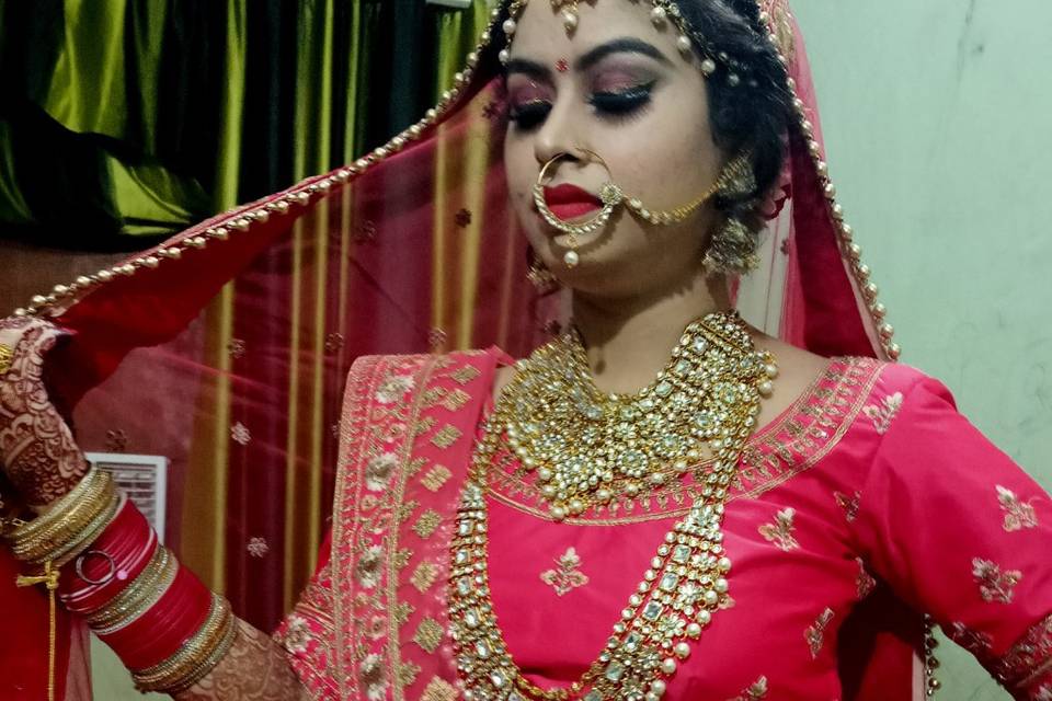 Bridal makeup