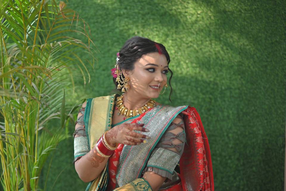 Bangoli bride look