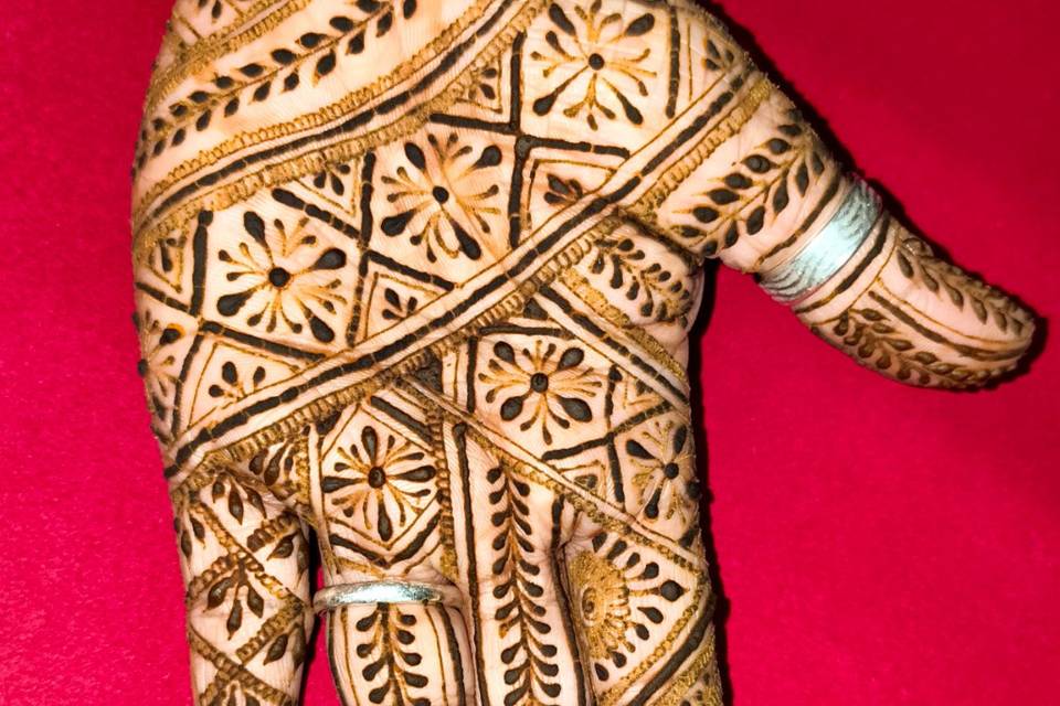 Moroccan mehendi design