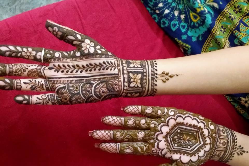 Engagement mehendi