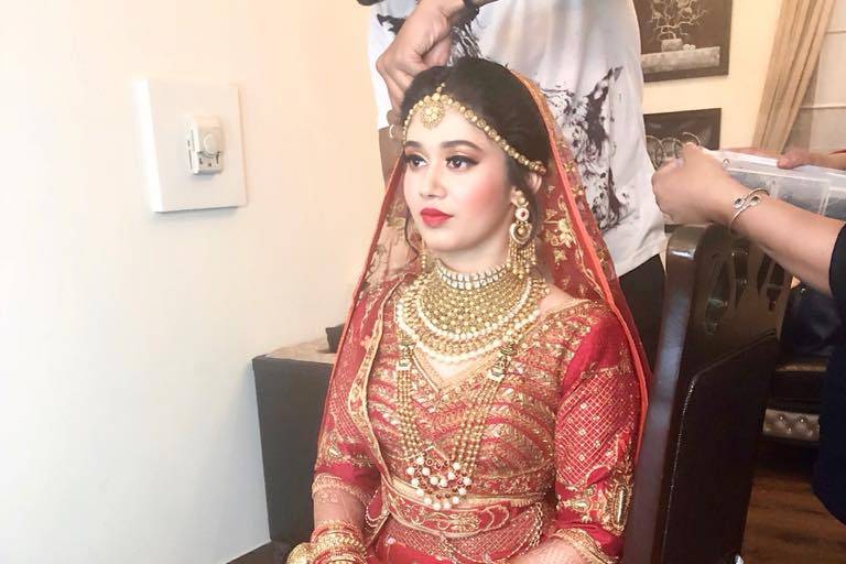 Bridal makeup