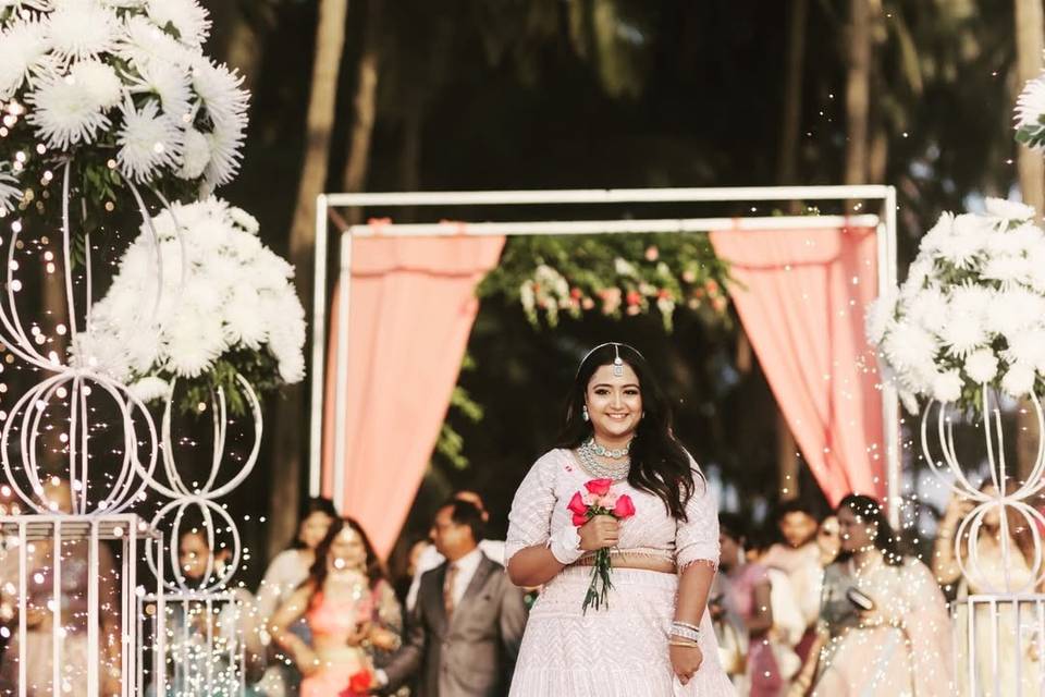 Bride's entry