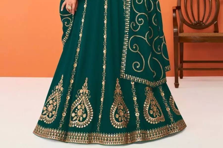 Georgette Anarkali Suit