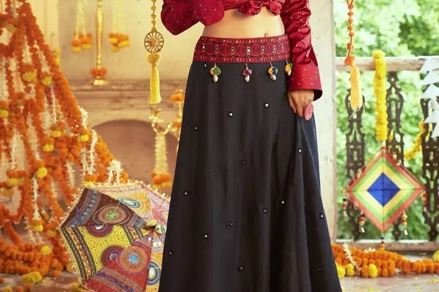 Embroidered Navratri Lehenga