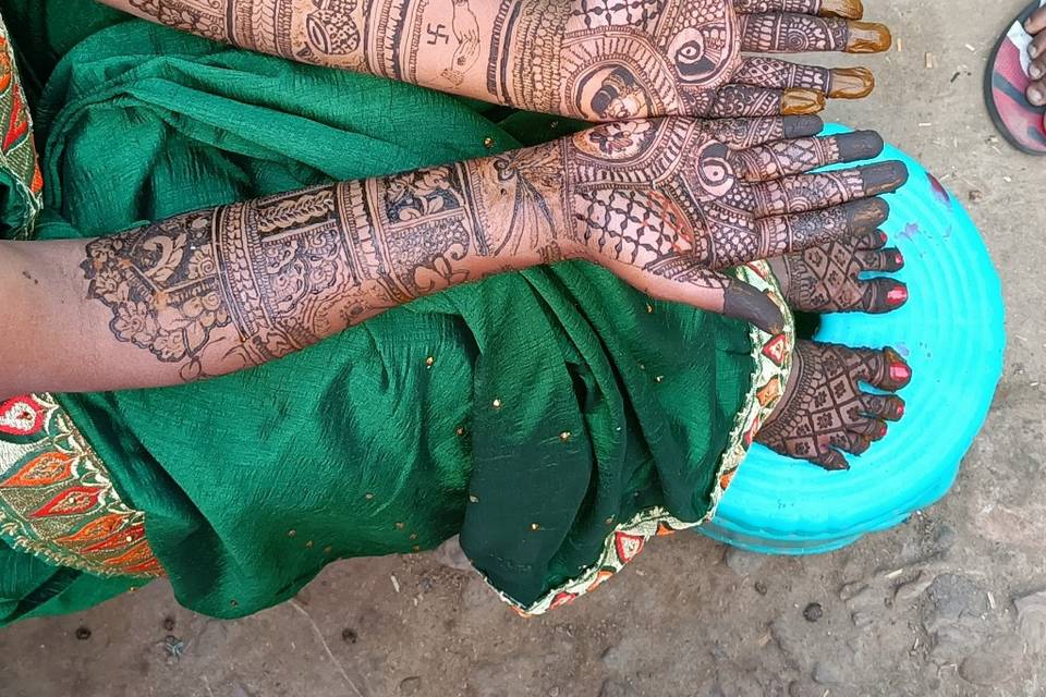 Full bridal mehndi