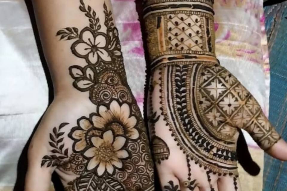 Designer pattern mehndi