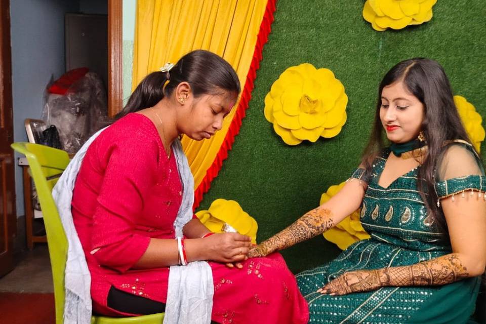 Bridal mehndi