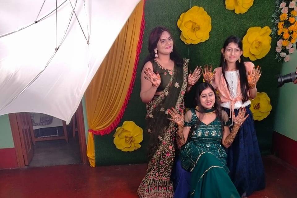 Bride with cousin