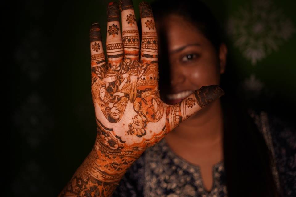 Bridal mehndi