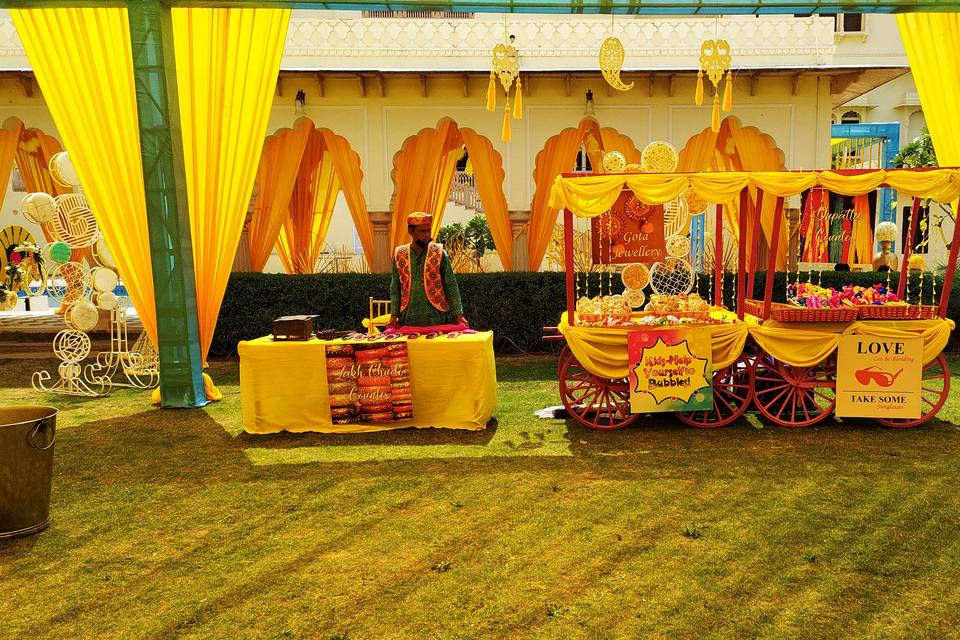 Haldi decor