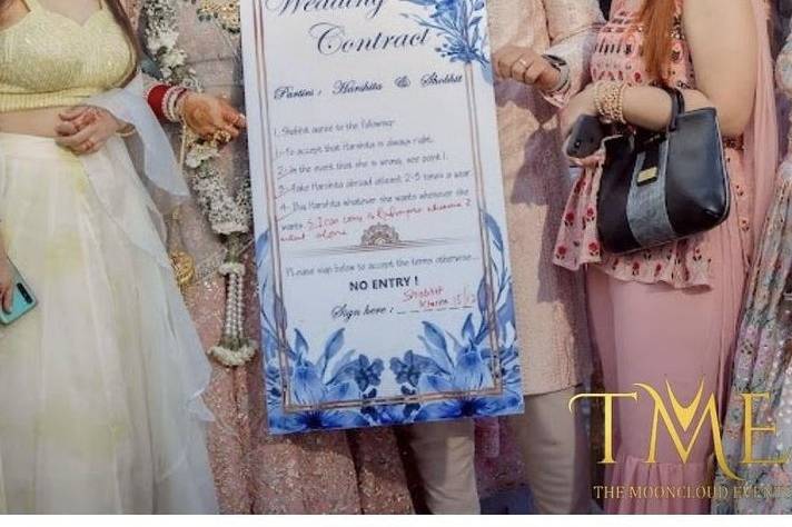 Wedding contract