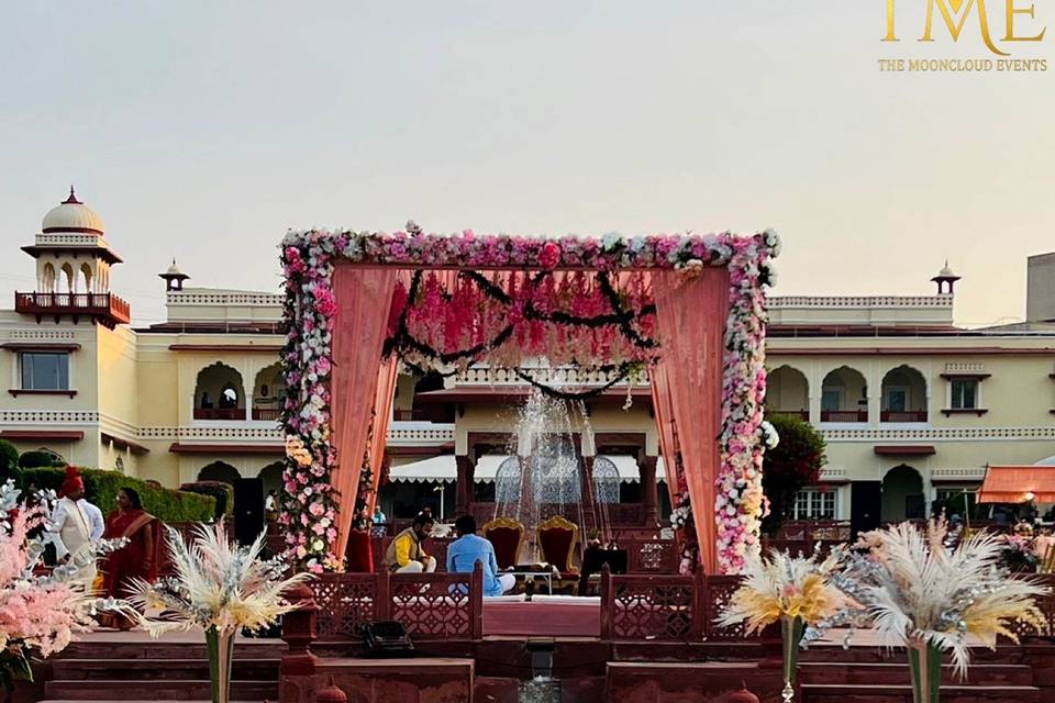 Wedding at Taj jai mahal