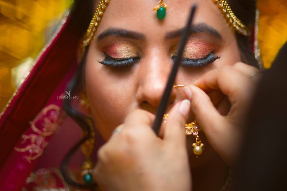 Bridal makeup