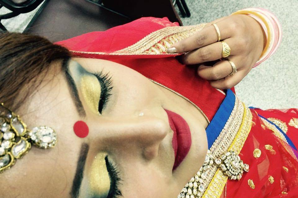 Bridal makeup