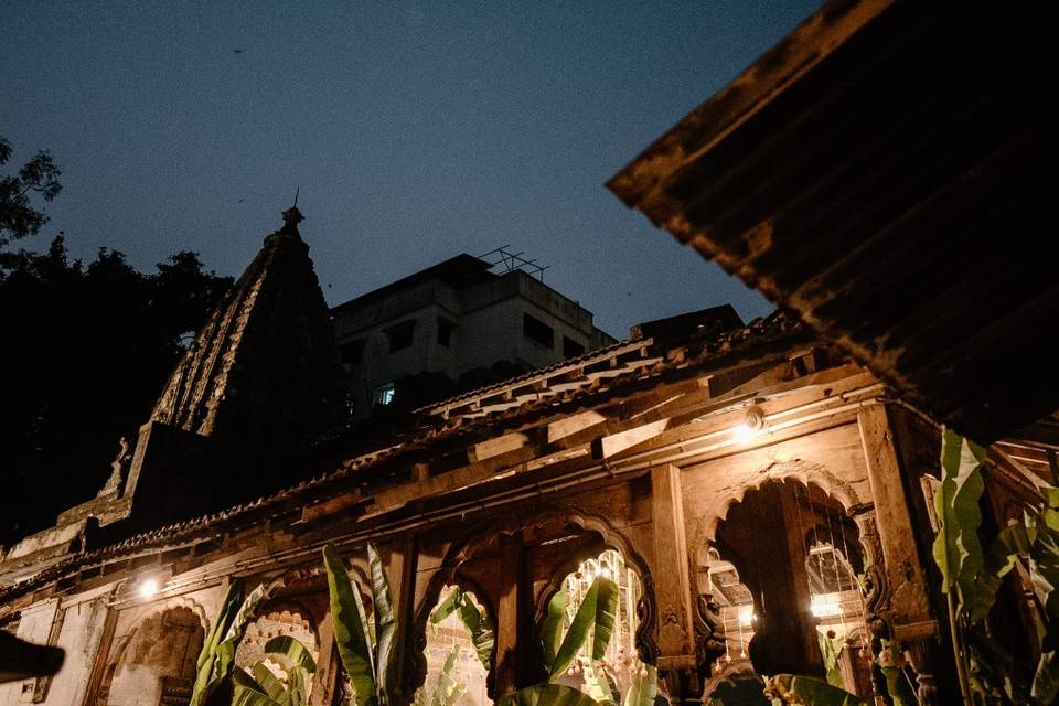 Wedding at a palace