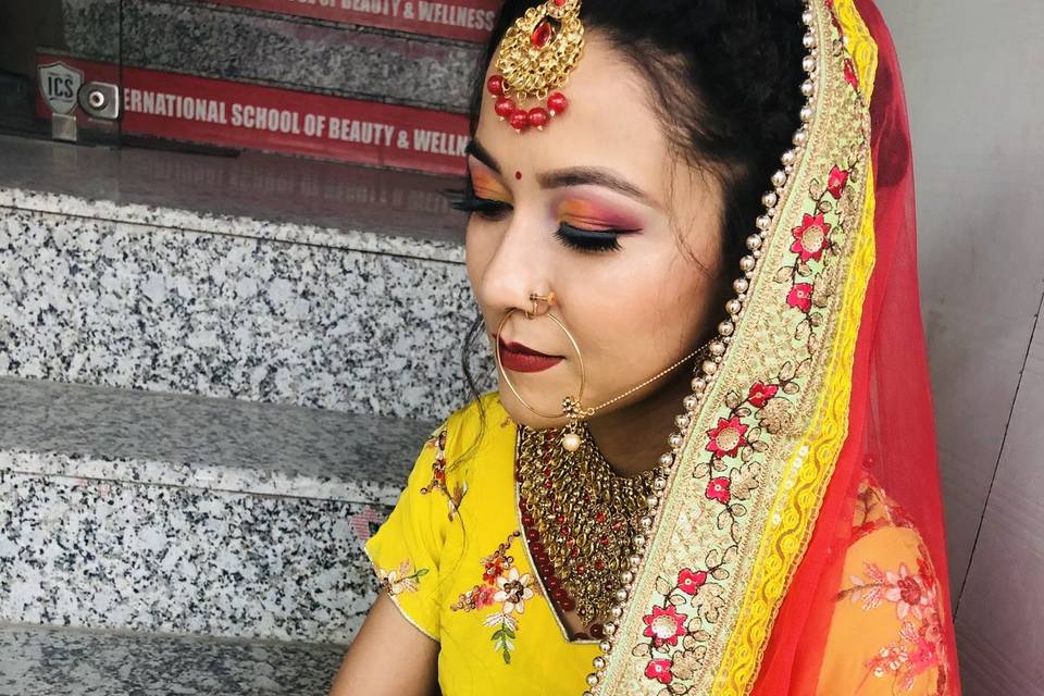 Bridal makeup