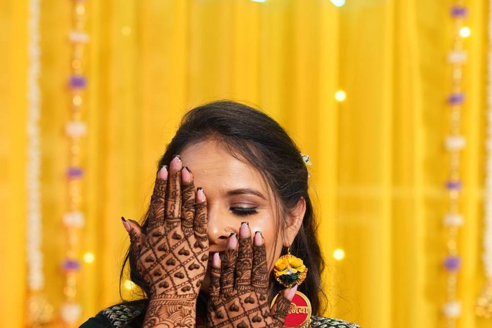 Mehandi makeup