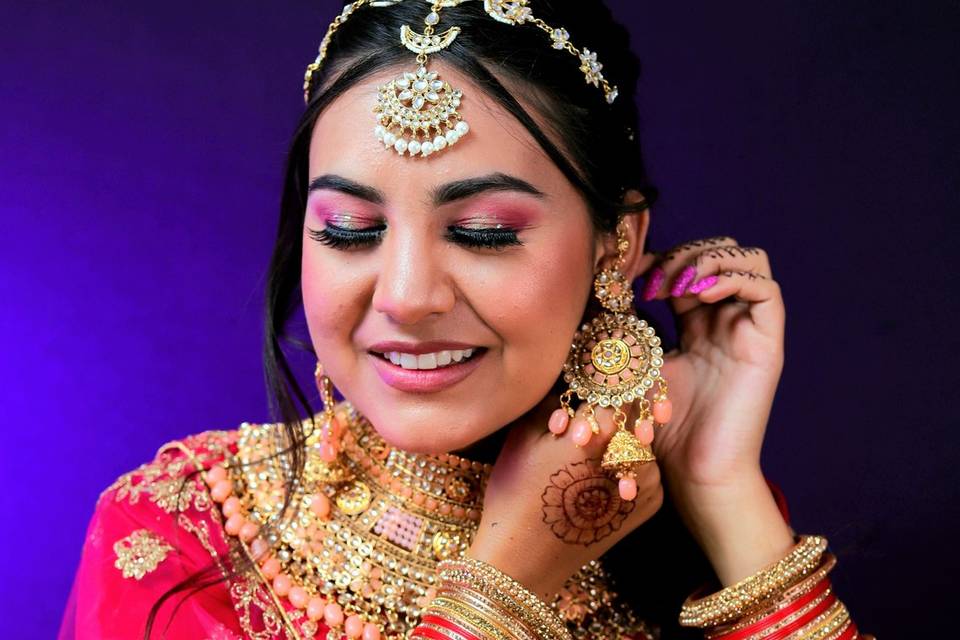 Bridal makeup