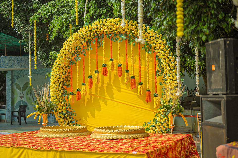 Haldi decor