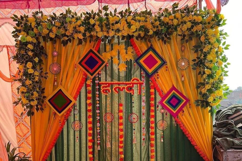 Haldi decor