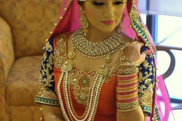 Bridal makeup