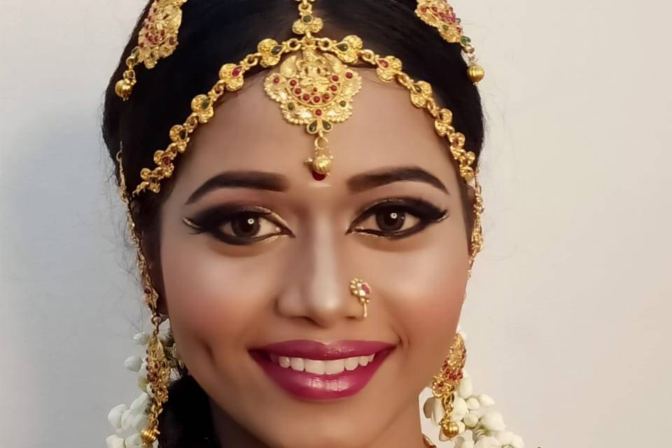 South Indian Bridal makeup