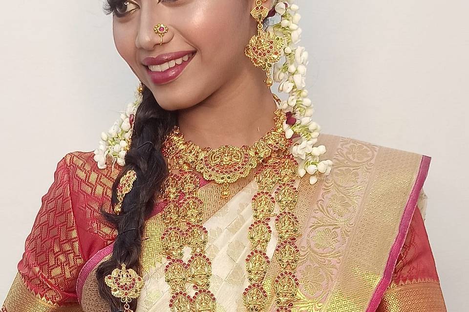 South Indian Bridal makeup