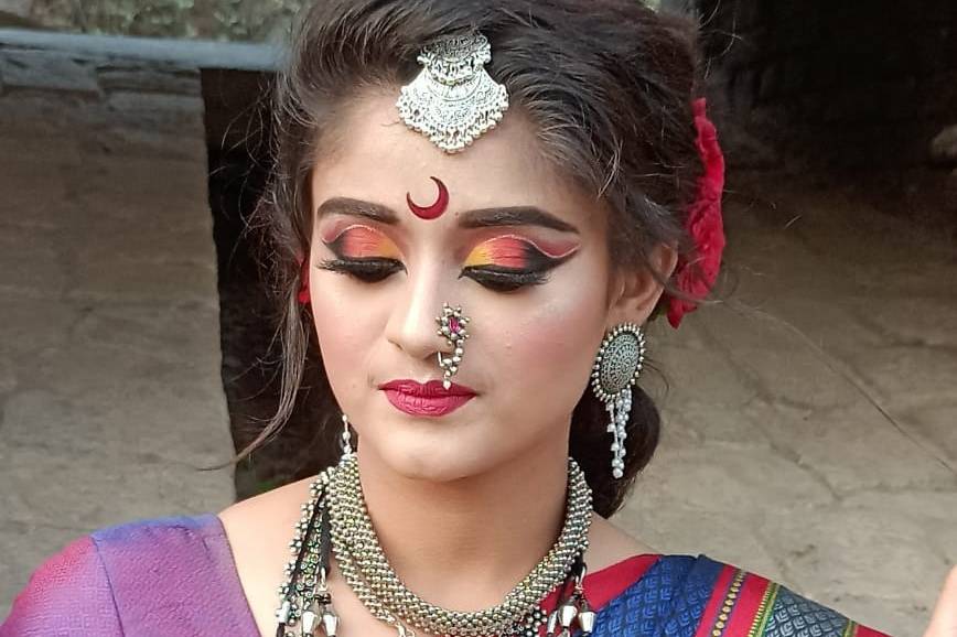 Maharashtrian Bridal makeup