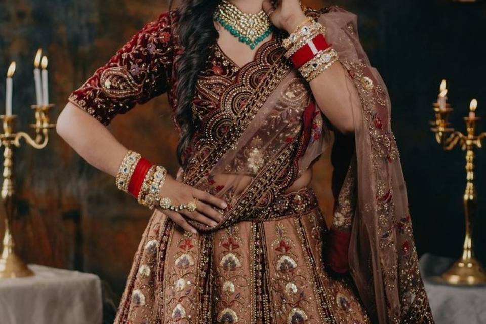 Wedding bride portrait
