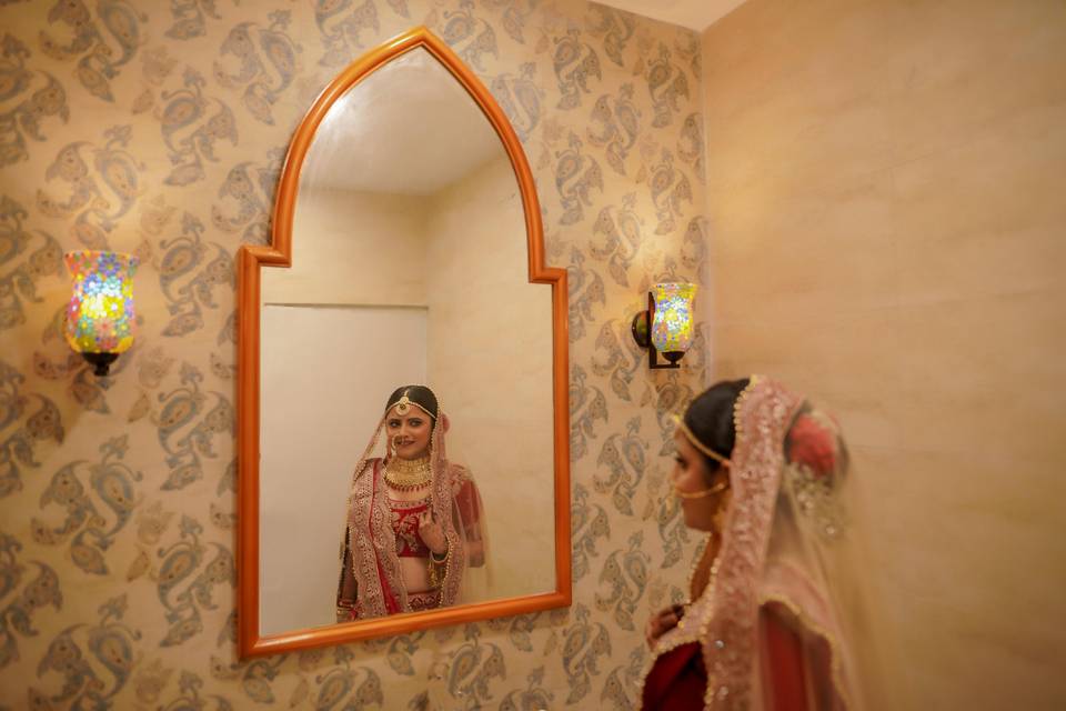 Bridal shoot of Smita
