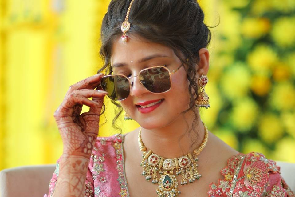 Haldi Bride shoot