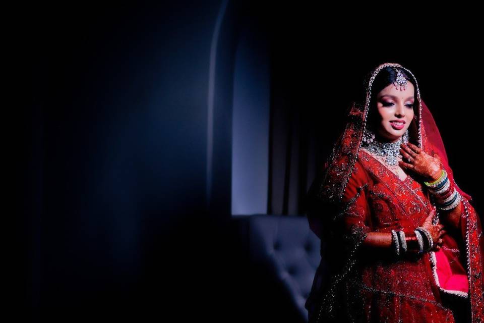 Bride candid