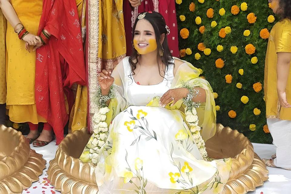 Haldi Bride