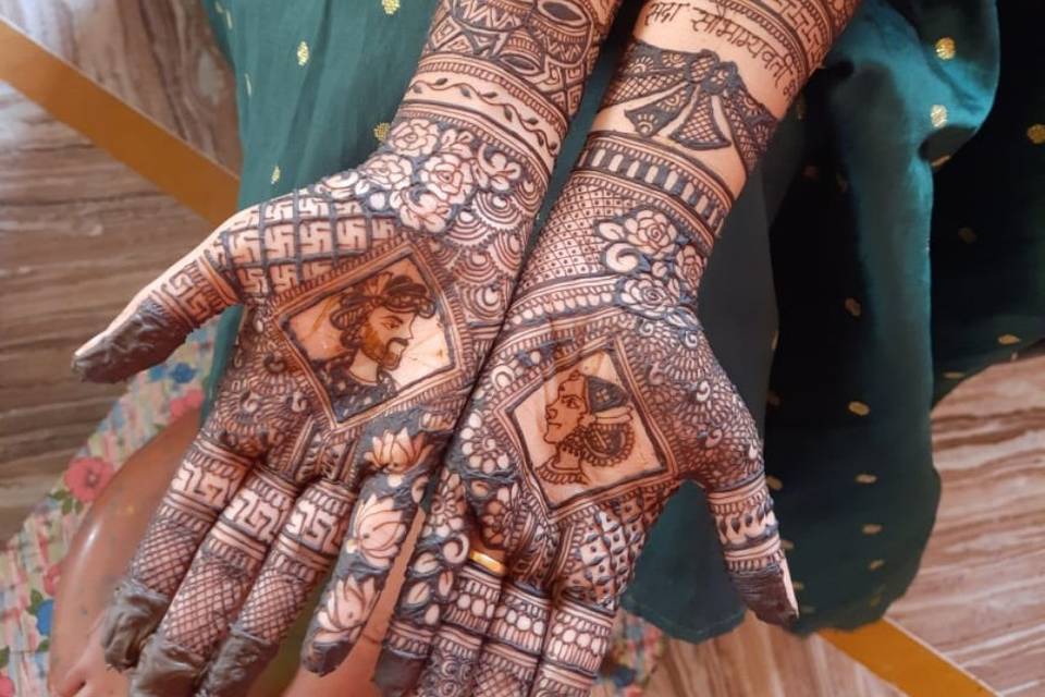 Bridal mehendi design