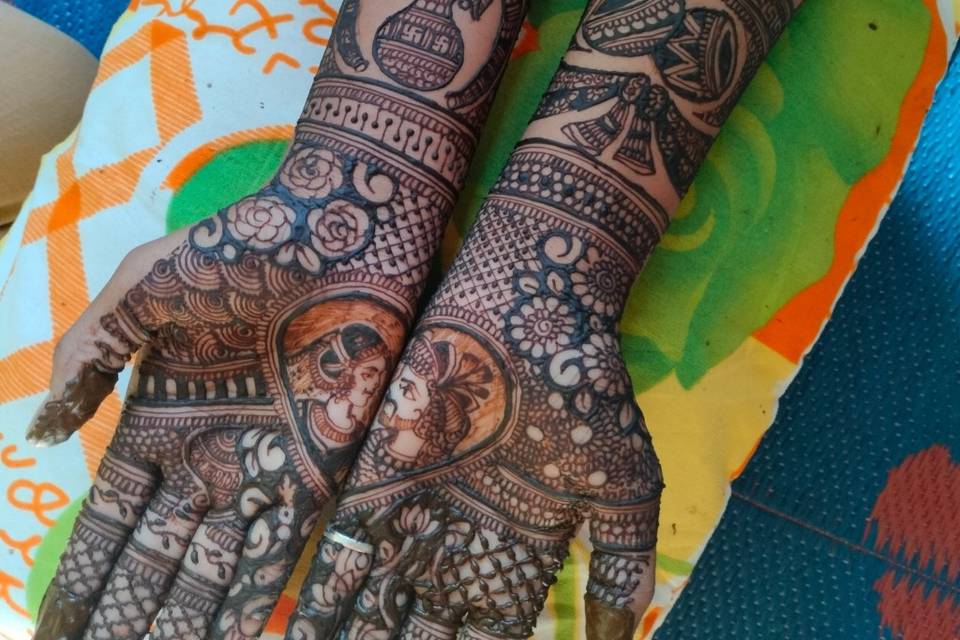 Bridal mehendi